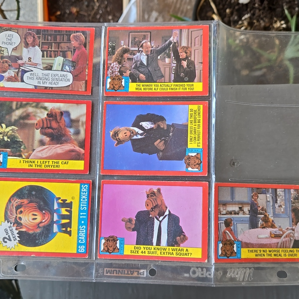 ALF Collector Cards From The 80s